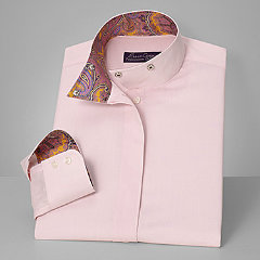  - wrap pink shirt